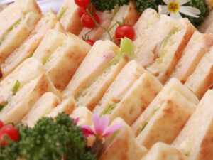 ハーブチキンとナチョチーズのフォカッチャ
